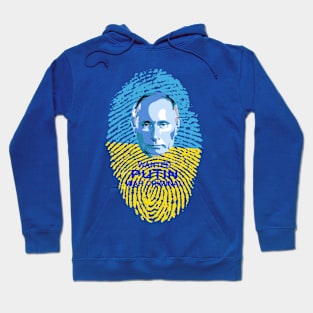 WANTED Putin War Criminal Hoodie